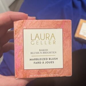 Laura Geller Baked Blush-N-Brighten - Pink and Peach Marble